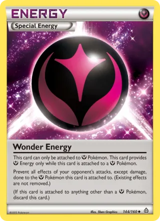 Wonder Energy #144 · Primal Clash Pokémon card