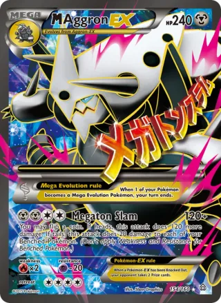 M Aggron EX #154 · Primal Clash Pokémon card