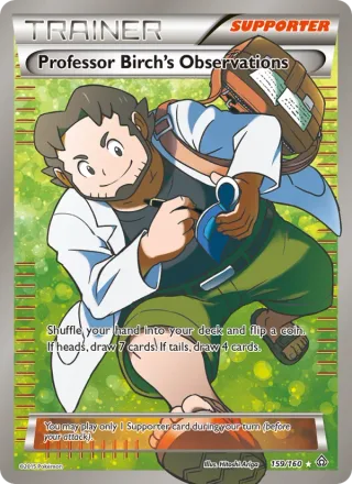 Professor Birch's Observations #159 · Primal Clash Pokémon card