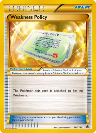 Weakness Policy #164 · Primal Clash Pokémon card