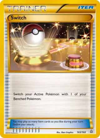 Switch #163 · Primal Clash Pokémon card