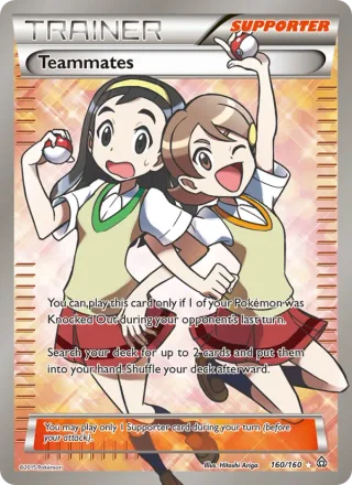 Teammates #160 · Primal Clash Pokémon card