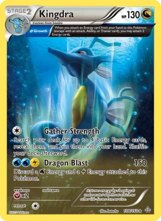 Kingdra #108 · Primal Clash Pokémon card