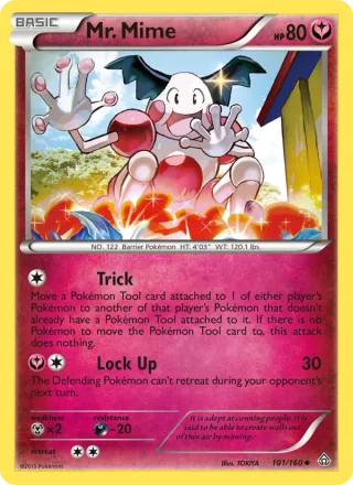 Mr. Mime #101 · Primal Clash Pokémon card