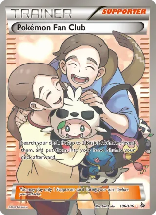 Pokémon Fan Club #106 · Flashfire Pokémon card