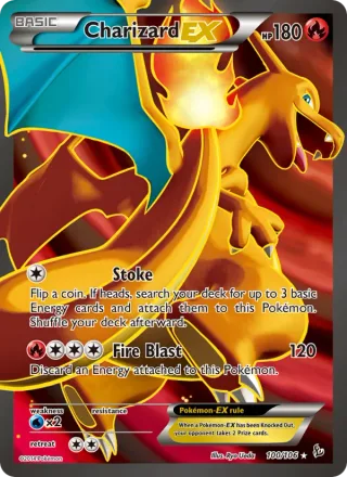 Charizard EX #100 · Flashfire Pokémon card