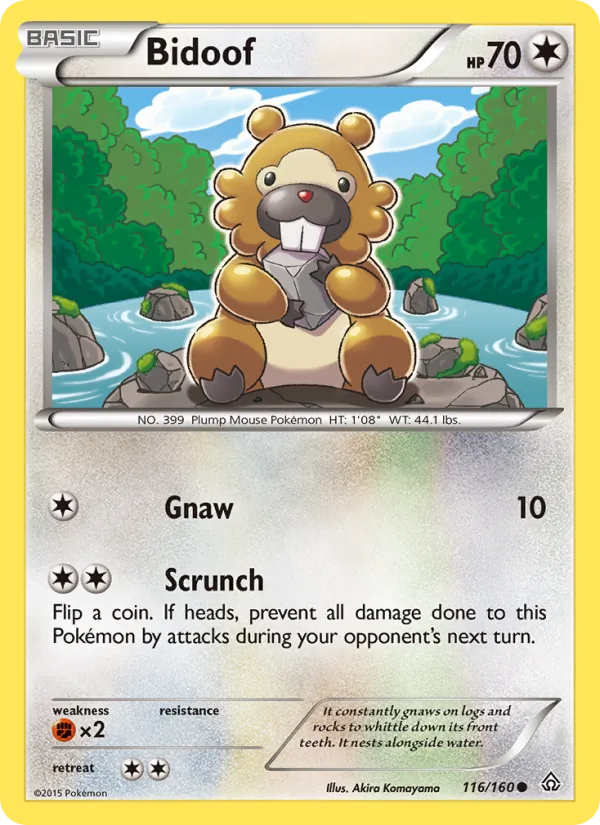 Bidoof full card art