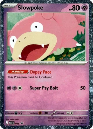 Slowpoke #086 · MEP Black Star Promos Pokémon card