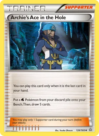 Archie's Ace in the Hole #124 · Primal Clash Pokémon card