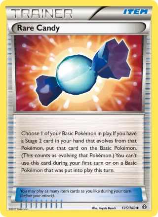 Rare Candy #135 · Primal Clash Pokémon card