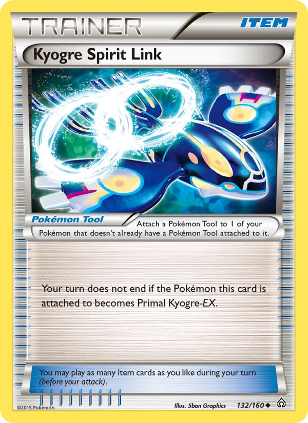 Kyogre Spirit Link full card art