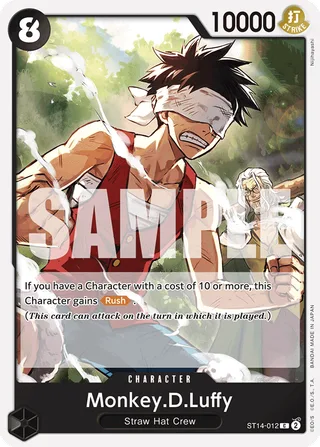 Monkey.D.Luffy #ST14-012 · ST-14: Starter Deck 14 3D2Y One Piece card