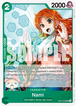 Nami #OP10-033 · Royal Blood One Piece card