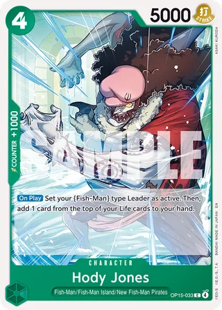 Hody Jones #OP15-033 · Adventure on Kami's Island One Piece card