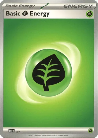 Grass Energy #001 · Scarlet & Violet Energy Pokémon card