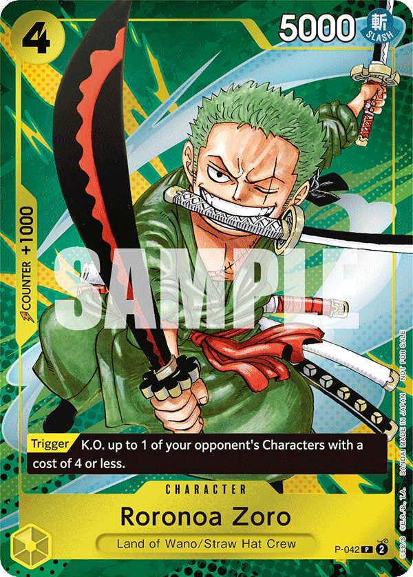 Roronoa Zoro (Event Pack Vol. 3) full card art