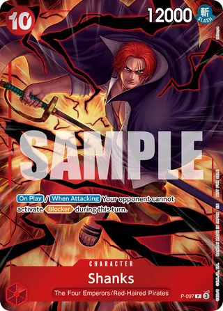 Shanks (Event Pack Vol. 8) #P-097-event-pack-vol-8 · One Piece Promotion Cards One Piece card