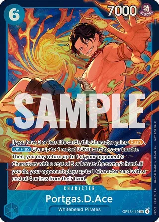 Portgas.D.Ace (Treasure Cup 2026) (Store) #OP13-119-treasure-cup-2026-store · One Piece Promotion Cards One Piece card