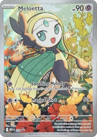 Meloetta #026 · MEP Black Star Promos Pokémon card