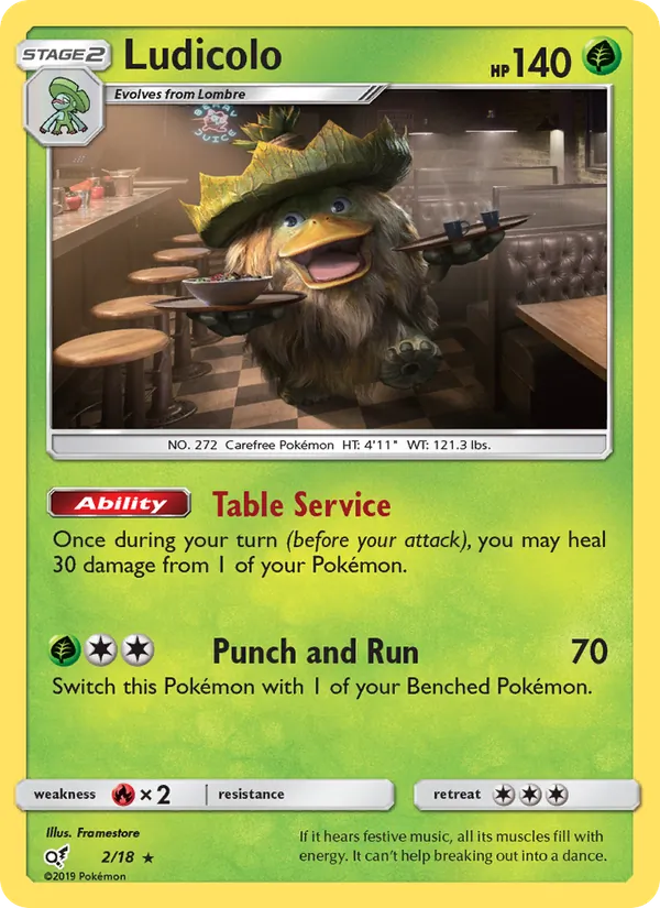 Ludicolo full card art