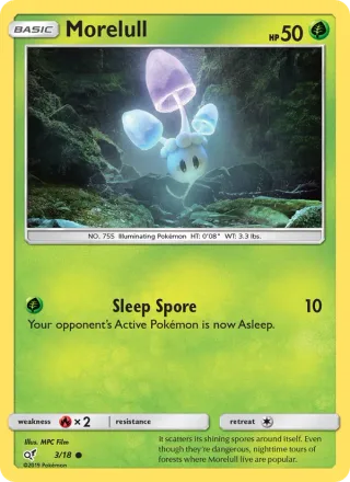 Morelull #3 · Detective Pikachu Pokémon card