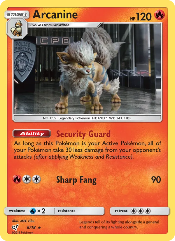 Arcanine full card art