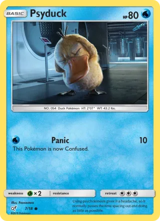 Psyduck #7 · Detective Pikachu Pokémon card