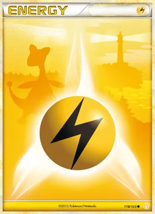 Lightning Energy #118 · HeartGold SoulSilver Pokémon card
