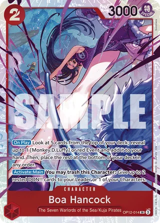 Boa Hancock #OP12-014 · Legacy of the Master One Piece card