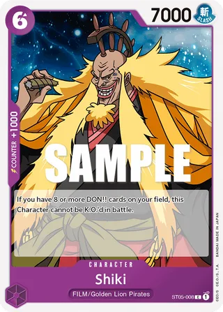 Shiki #ST05-008 · ST-05: Starter Deck 5 Film Edition One Piece card