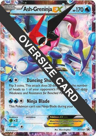 Ash-Greninja EX - XY133 (XY Black Star Promos) #XY133 · Jumbo cards Pokémon card