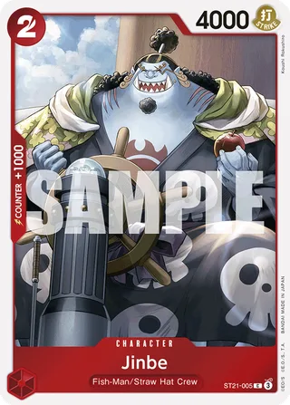 Jinbe #ST21-005 · ST-21: Starter Deck 21 EX Gear 5 One Piece card
