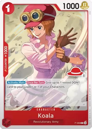 Koala (Luffy Deck) #P-069-luffy-deck · Learn Together Deck Set One Piece card