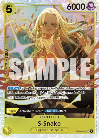 S-Snake #OP08-112 · Two Legends One Piece card