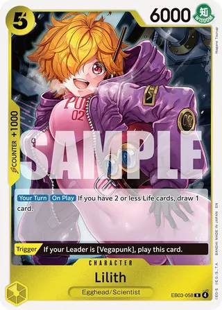 Lilith #EB03-058 · Extra Booster: One Piece Heroines Edition One Piece card
