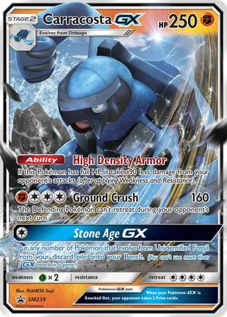 Carracosta GX #SM239 · SM Black Star Promos Pokémon card
