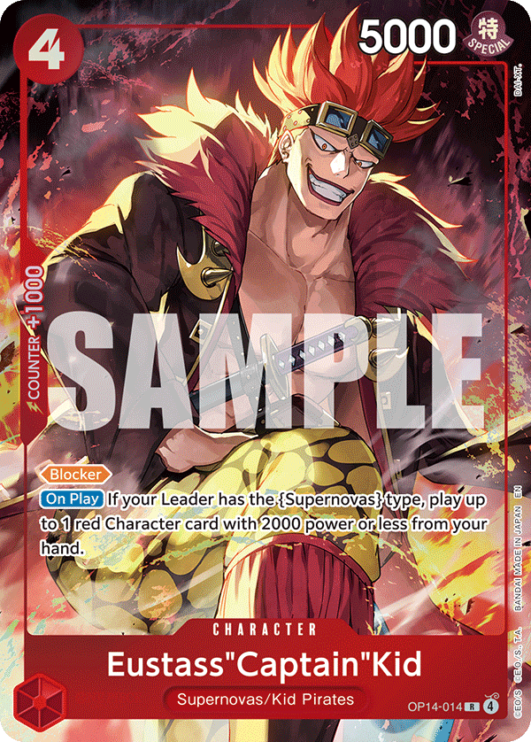 Eustass"Captain"Kid (Dash Pack) full card art