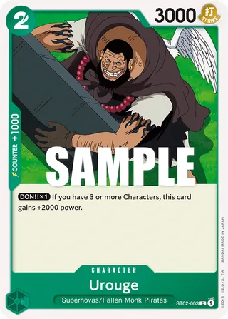 Urouge #ST02-003 · ST-02: Starter Deck 2 Worst Generation One Piece card