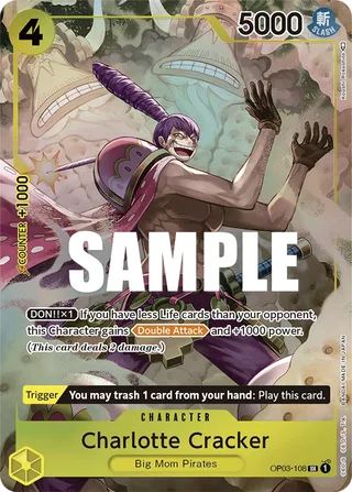 Charlotte Cracker (Reprint) #OP03-108-reprint · Premium Booster -The Best- One Piece card
