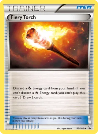 Fiery Torch #89 · Flashfire Pokémon card