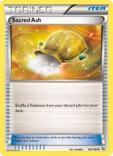 Sacred Ash · Flashfire Pokémon card