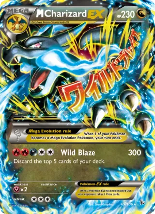 M Charizard EX #69 · Flashfire Pokémon card