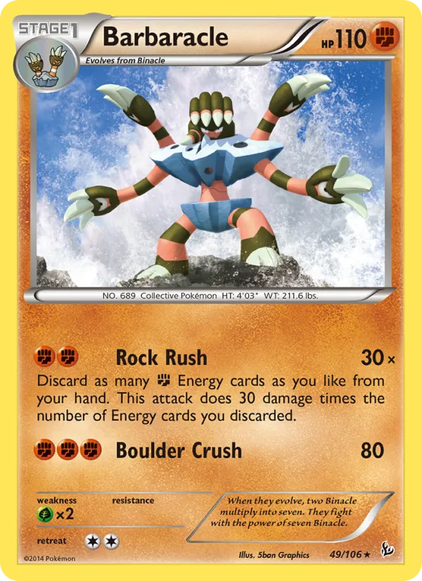 Barbaracle full card art