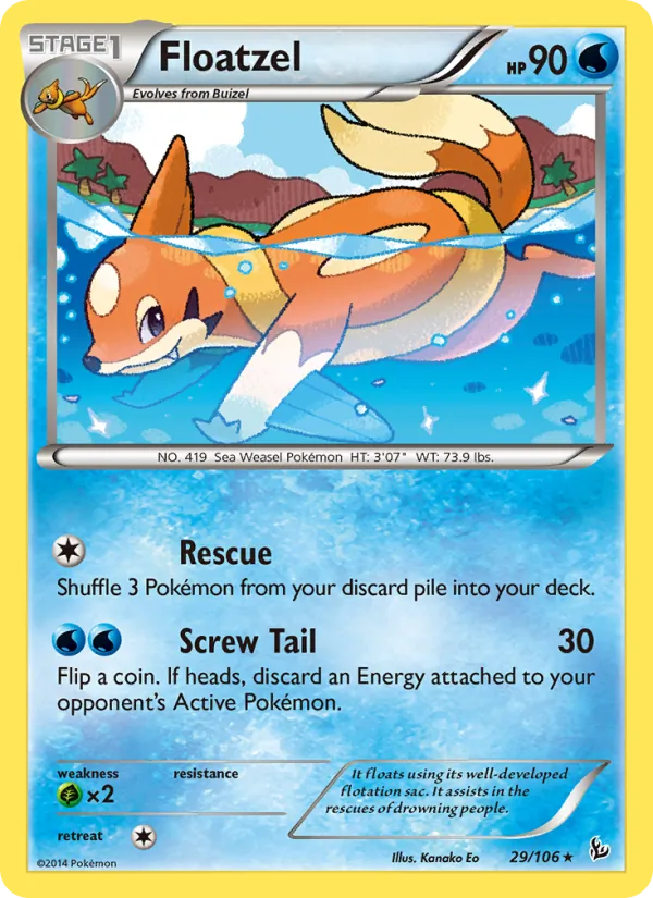 Floatzel full card art