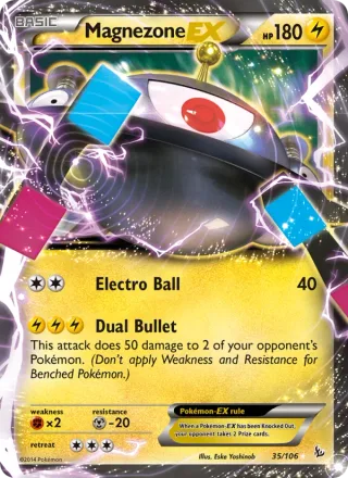 Magnezone EX #35 · Flashfire Pokémon card