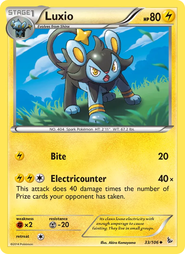 Luxio full card art