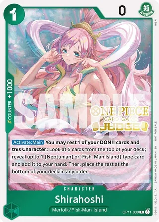 Shirahoshi (Judge Pack Vol. 7) #OP11-030-judge-pack-vol-7 · One Piece Promotion Cards One Piece card