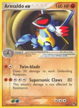 Armaldo ex · POP Series 1 Pokémon card