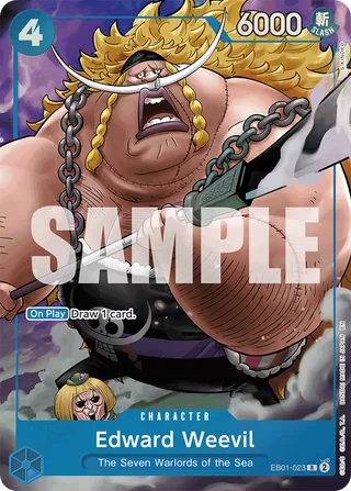 Edward Weevil (Judge Pack Vol. 4) #EB01-023-judge-pack-vol-4 · One Piece Promotion Cards One Piece card