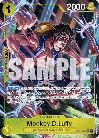 Monkey.D.Luffy (Parallel) #OP10-111-parallel · Royal Blood One Piece card